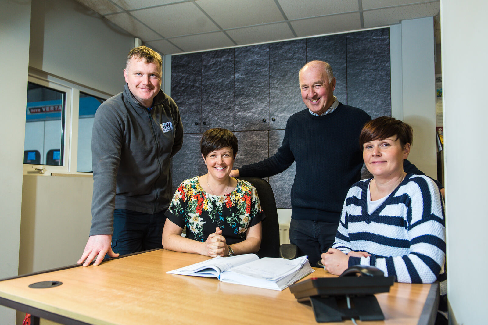 Members of the J&W team in the office